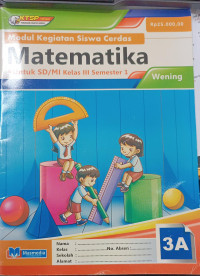 Image of Matematika SD - Kelas 3A