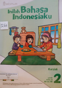 Image of Inilah Bahasa Indonesiaku : Kelas 2