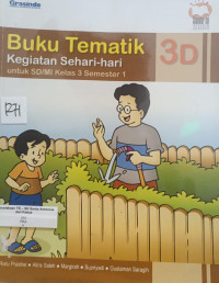 Image of Buku Tematik 3D : Kegiatan Sehari-hari